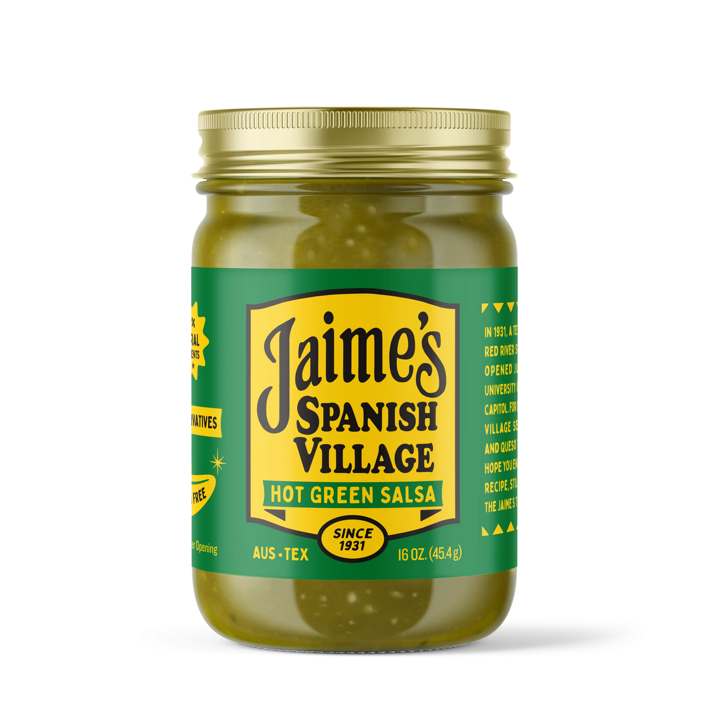Jaime’s Hot Green Salsa