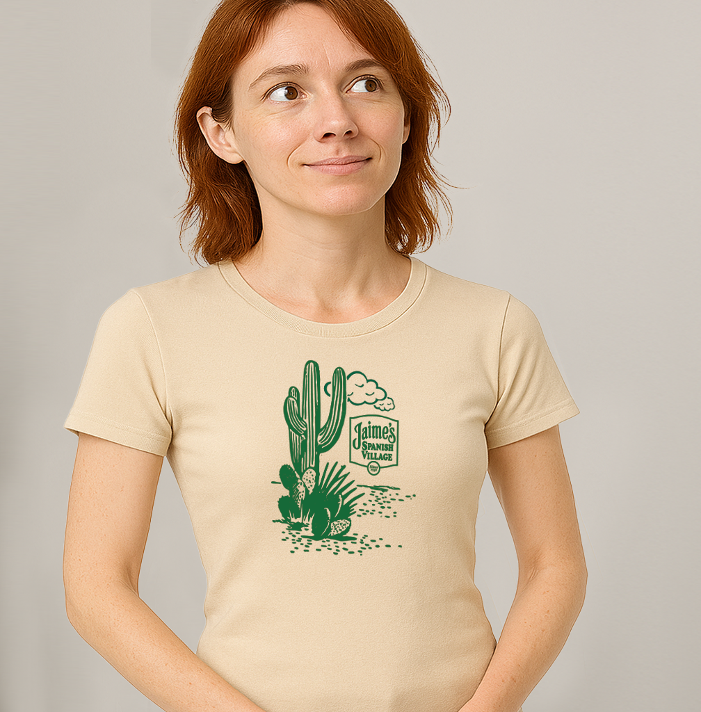 Jaime's Cactus T-Shirt Natural