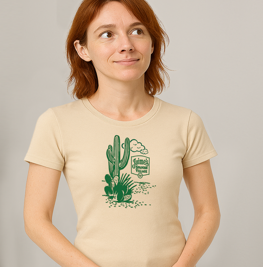 Jaime's Cactus T-Shirt Natural