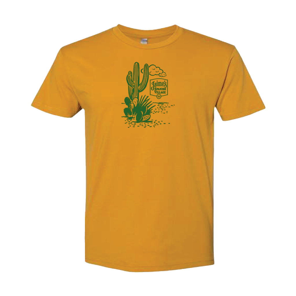 Jaime's Cactus T-Shirt Gold